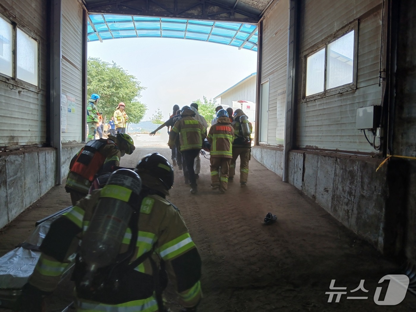 사고현장(인천소방본부 제공.재판매 및 DB금지)