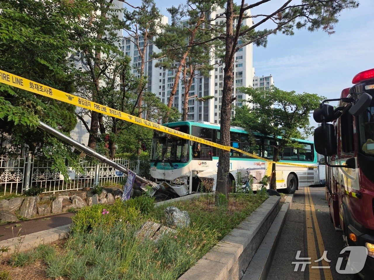 사고현장(경기 부천소방서 제공.재판매 및 DB금지)