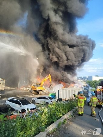 화재 현장. &#40;경기도소방재난본부 제공. 재판매 및 DB 금지&#41; 2025.6.19/뉴스1