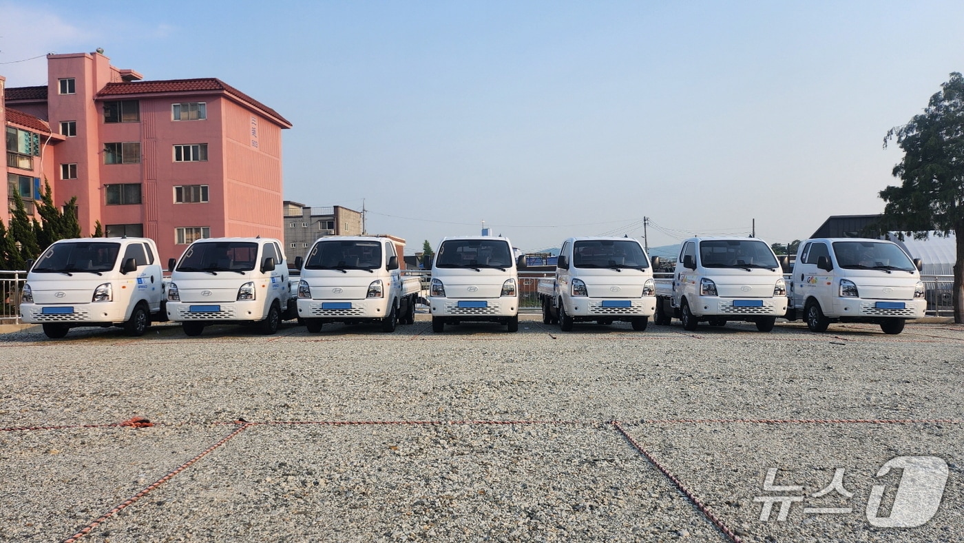 부여군에 보급된 전기자동차.(부여군 제공 .재판매 및 DB금지)/뉴스1