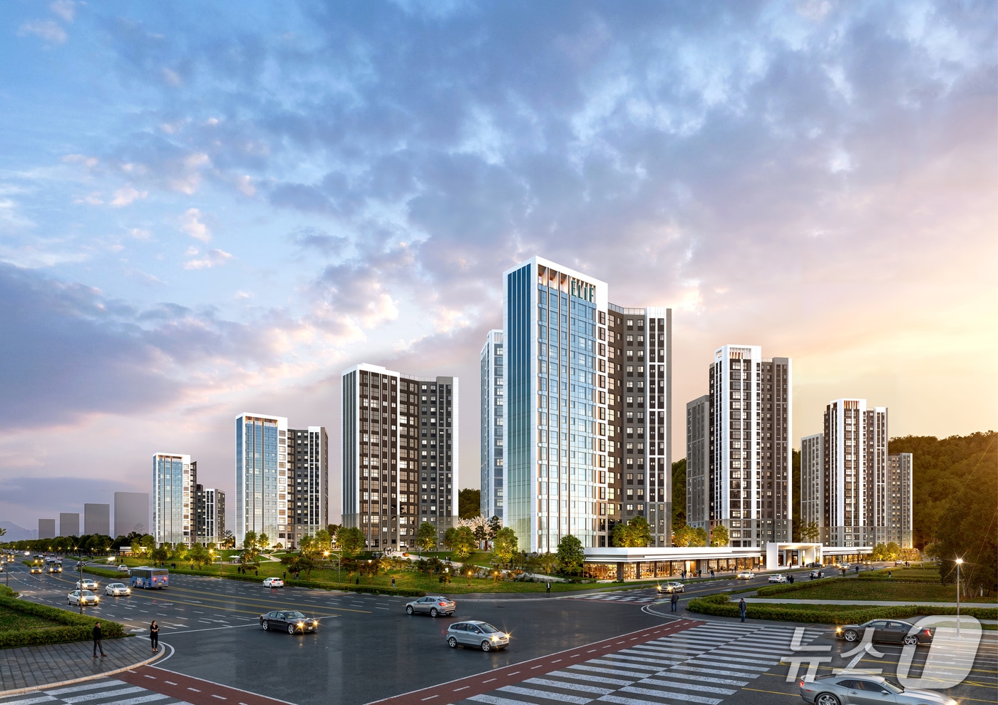 대전 갑천 4BL 구역 조감도.&#40;대전도시공사 제공. 재판매 및 DB금지&#41;/뉴스1