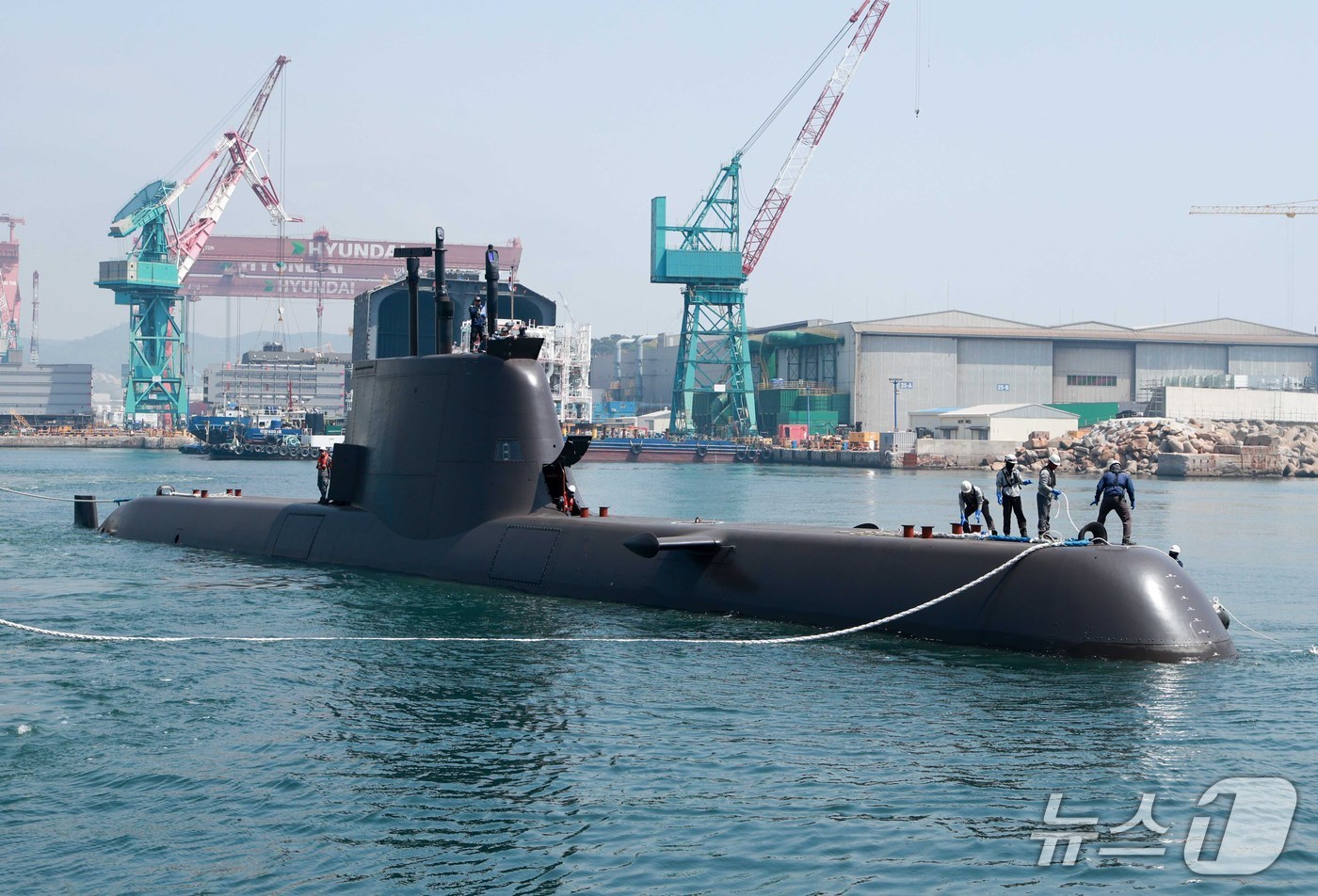 HD현대중공업의 윤봉길함.(HD현대중공업제공. 재판매 및 DB 금지)