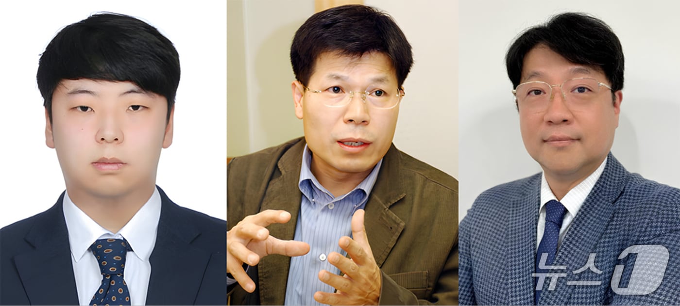 국립부경대 연구팀인 김병국 박사수료생(왼쪽부터), 임권택 명예교수, 박상혁 교수. (국립부경대 제공. 재판매 및 DB 금지)