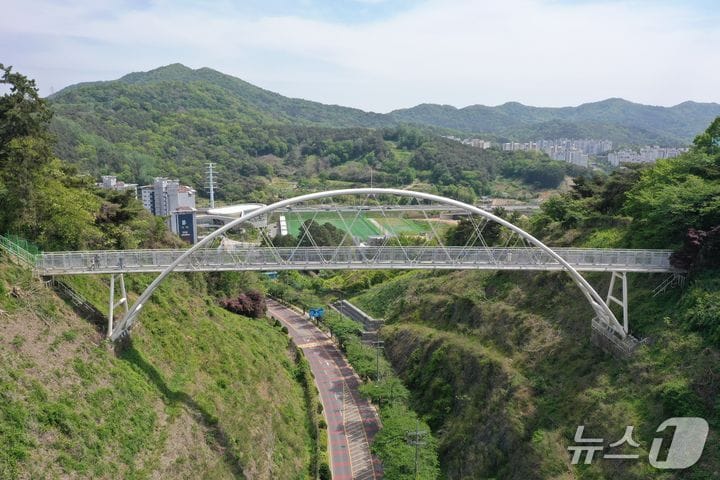 광주 남구 제석산 구름다리.&#40;남구 제공. 재판매 및 DB 금지&#41;