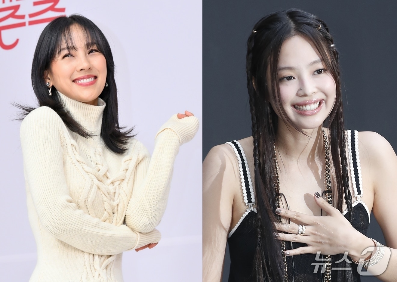 가수 이효리, 블랙핑크 제니.