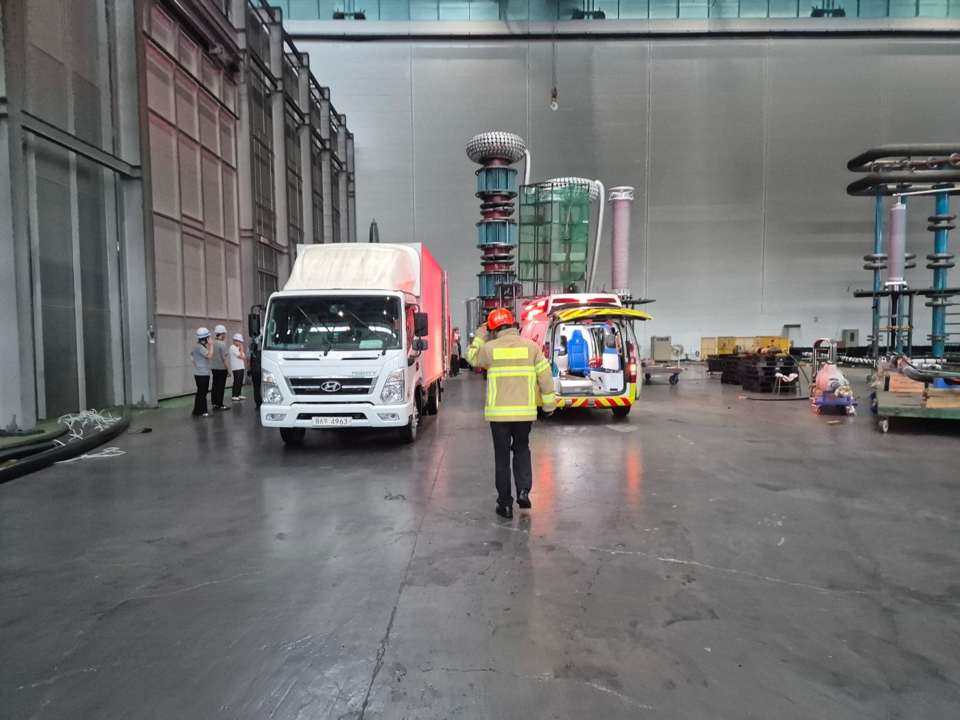 당진 대한전선 공장 사고 현장. (당진소방서 제공, 재판매 및 DB금지) / 뉴스1