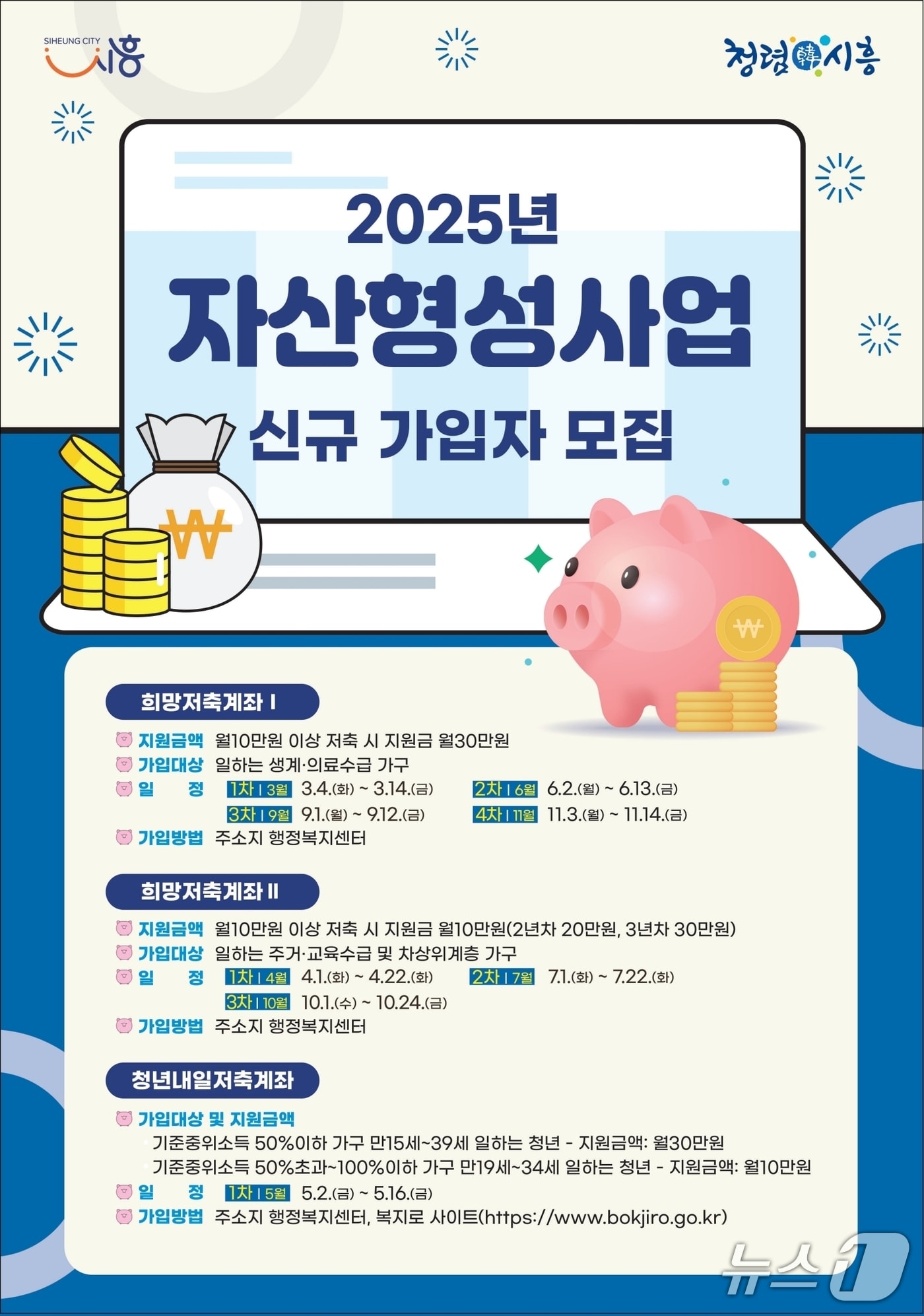 '희망저축계좌2' 홍보 포스터.(시흥시 제공)