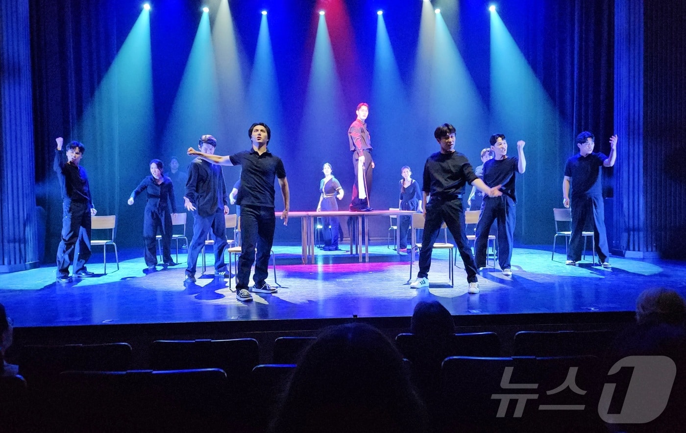 대구국제뮤지컬페스티벌(DIMF·딤프)과 대구문화예술회관, 대구시립극단이 23일 오후 대구문화예술회관 비슬홀에서 제19회 딤프 공식초청작 '설공찬' 제작 발표회를 열고 쇼케이스를 공개하고 있다. 2025.6.23/뉴스1 ⓒ News1 남승렬 기자