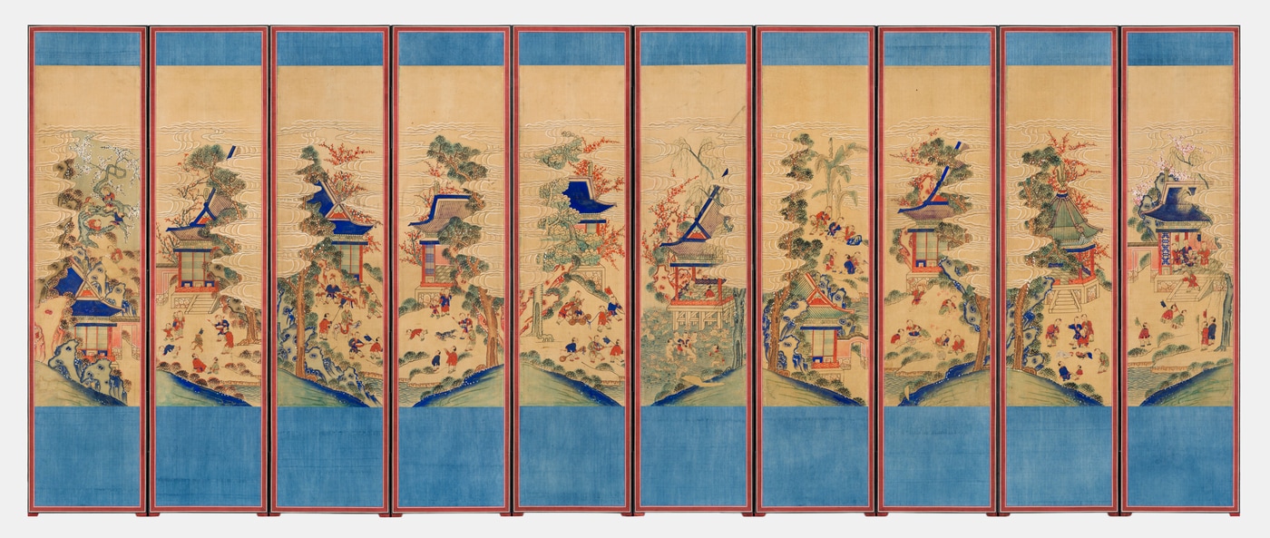 美 건너간 조선 병풍 2점, 우리 기술로 복원…한달간 국내 첫 전시 - 뉴스1