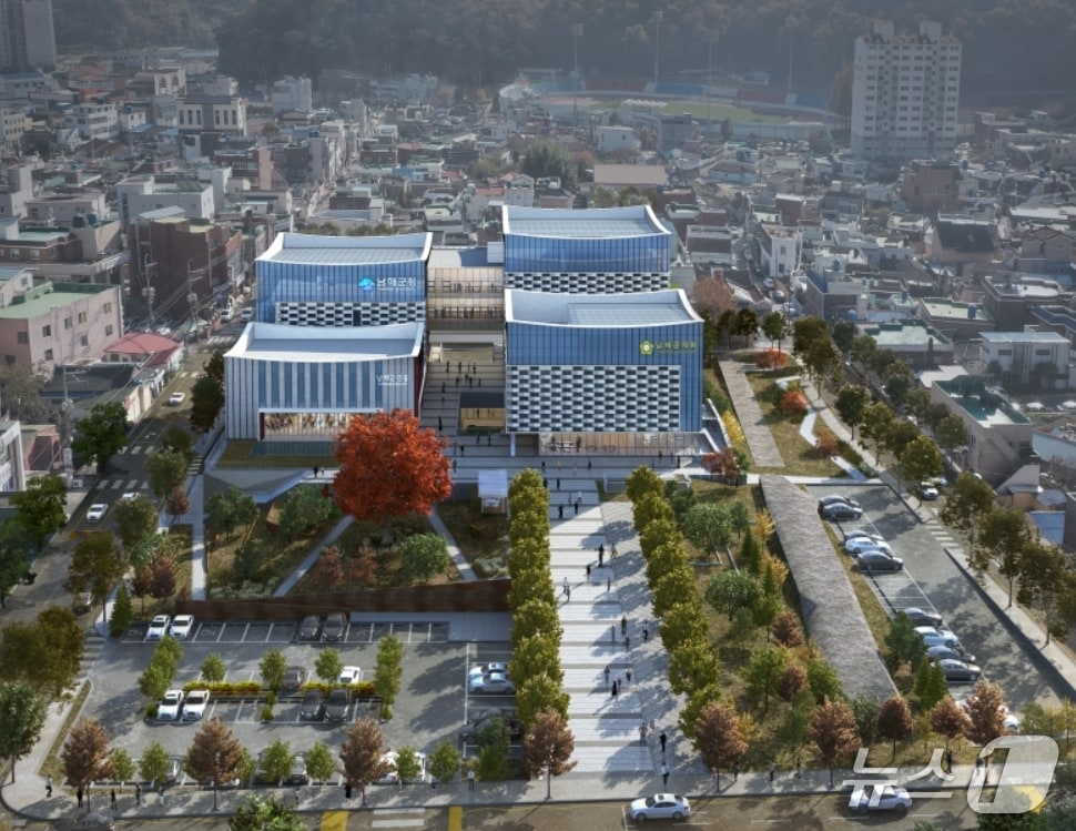 경남 남해군 신청사 조감도.(HXD화성개발 제공. 재판매 및 DB 금지)