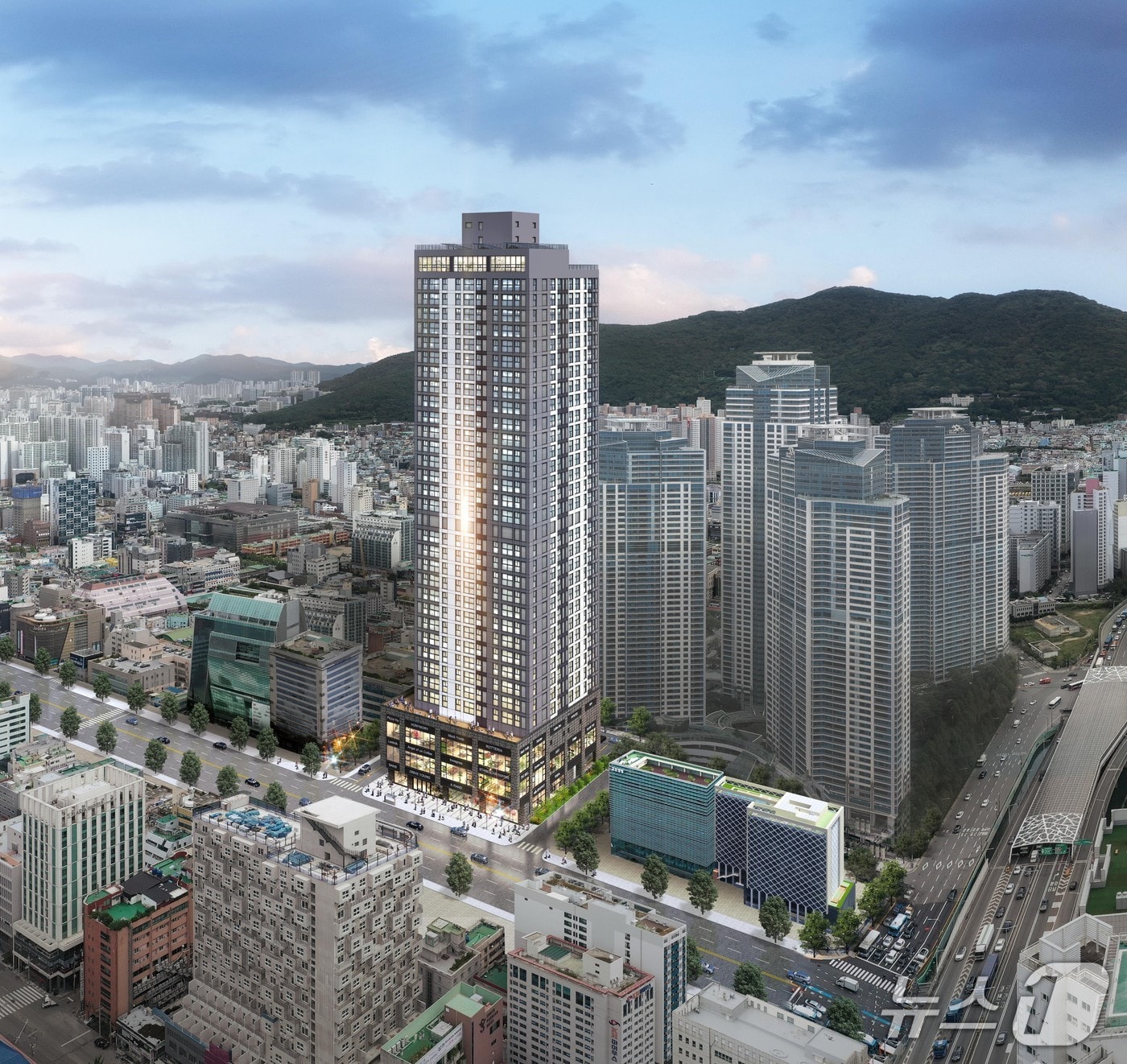 부전동 희망더함주택 조감도.(부산시청 제공. 재판매 및 DB 금지)