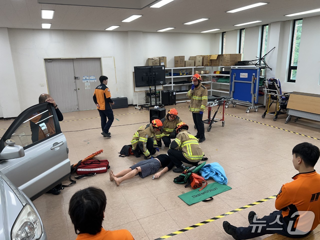 경기도소방학교 펌뷸런스 교육. (경기도소방재난본부 제공. 재판매 및 DB 금지) 2025.6.25/뉴스1