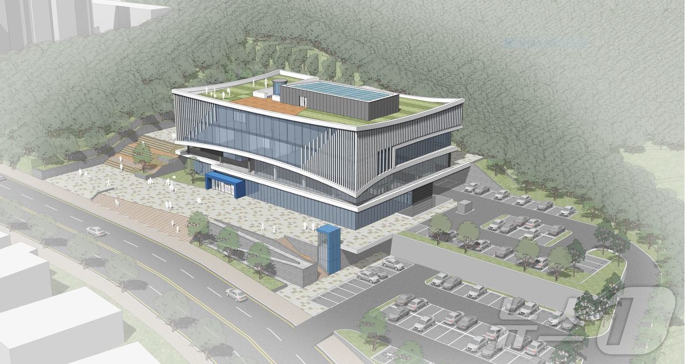 구미도서관 조감도.(경북교육청 제공, 재판매 및 DB 금지)ⓒ News1 김대벽기자