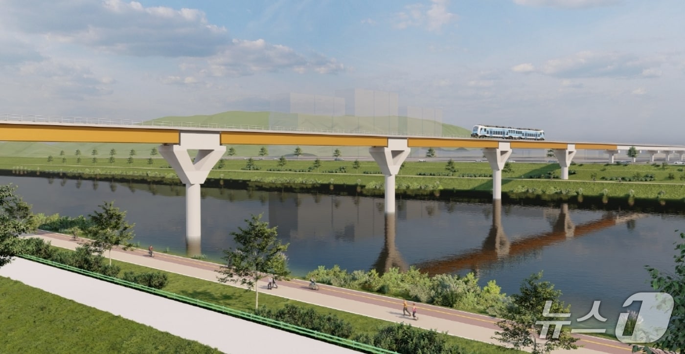 대구도시철도 4호선 2공구 금호강 구간 이미지.(대구교통공사 제공. 재판매 및 DB 금지)