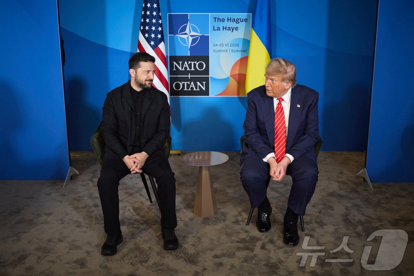 볼로디미르 젤렌스키 우크라이나 대통령과 도널드 트럼프 미국 대통령. ⓒ 로이터=뉴스1 ⓒ News1 김예슬 기자