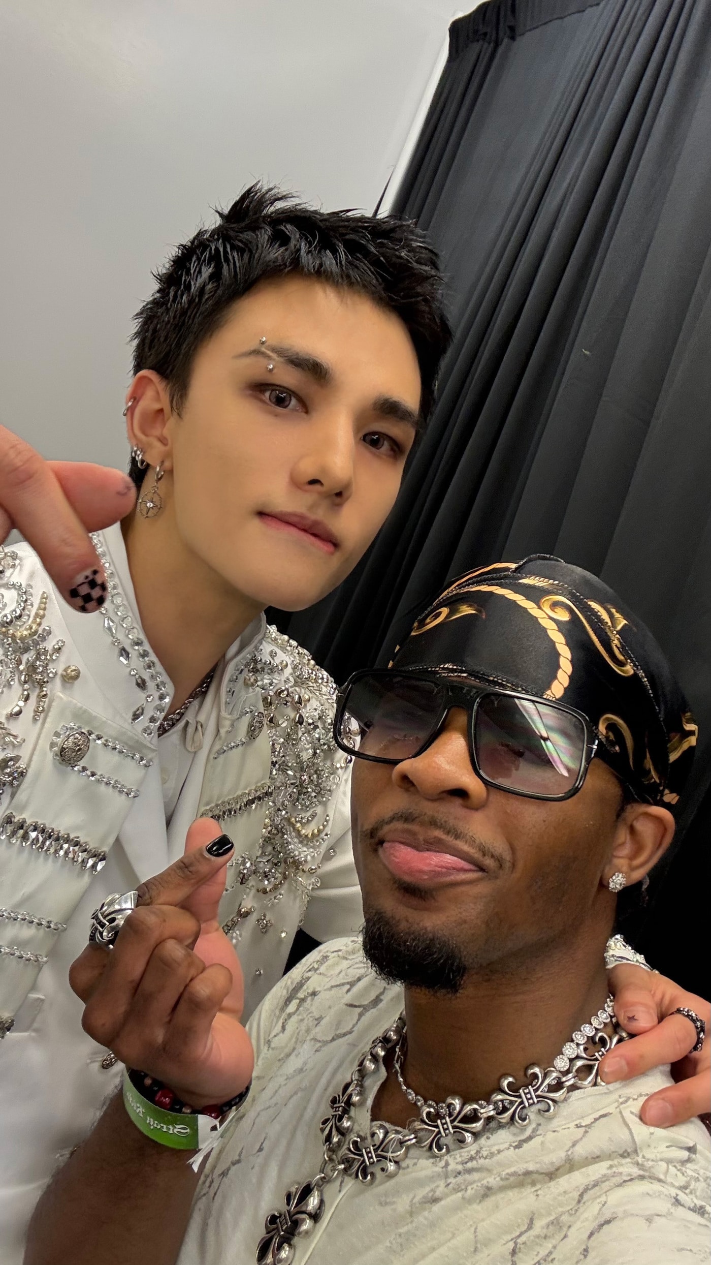 스트레이 키즈 현진(왼쪽)과 데이비드(d4vd 제공)