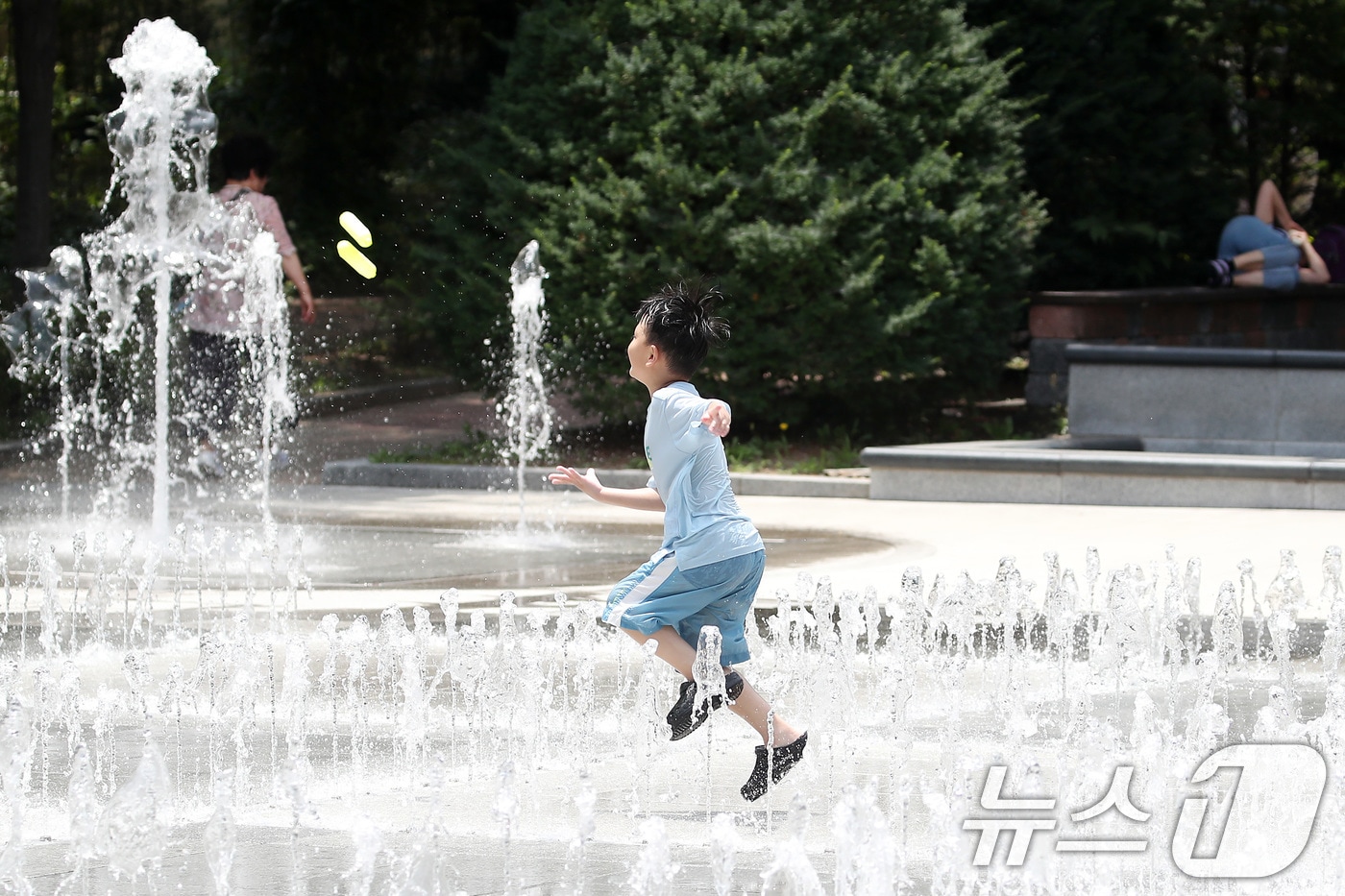 물장난. ⓒ News1