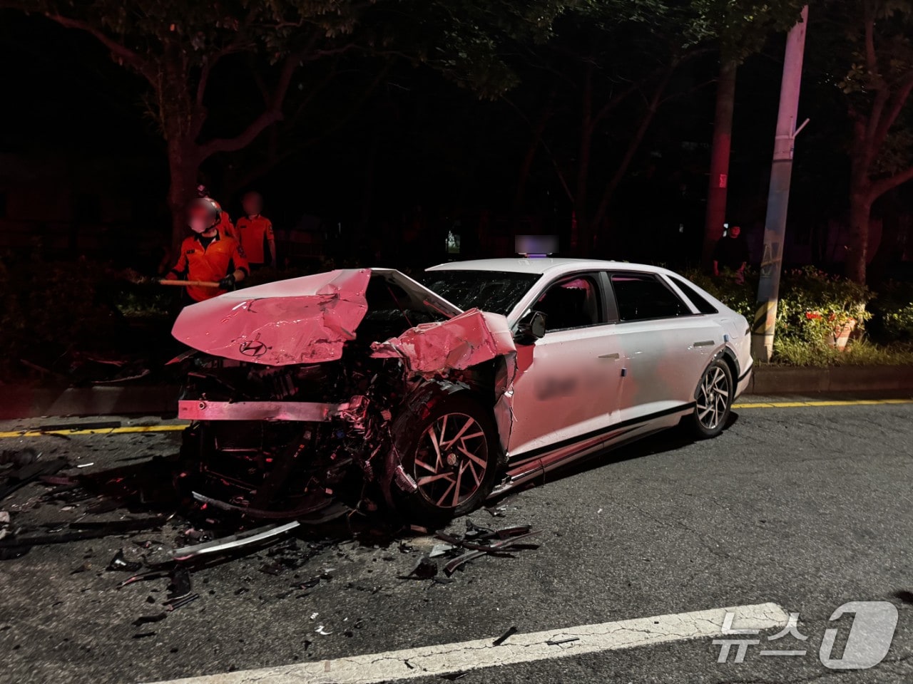 사고 현장(경찰 제공. 재판매 및 DB금지).