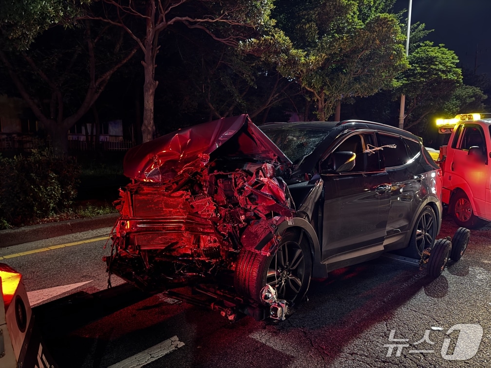 사고 차량(경찰 제공. 재판매 및 DB금지).