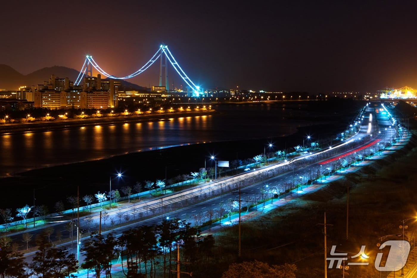 광양시 야경(광양시 제공) 