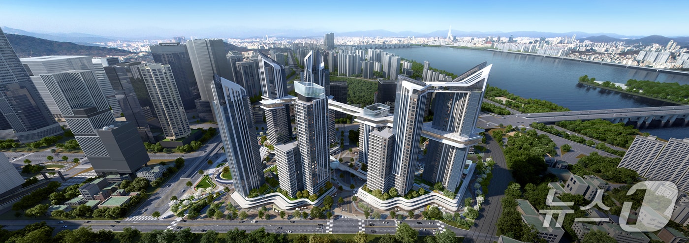  파크하얏트 호텔 예상 조감도 (HDC현대산업개발 제공)