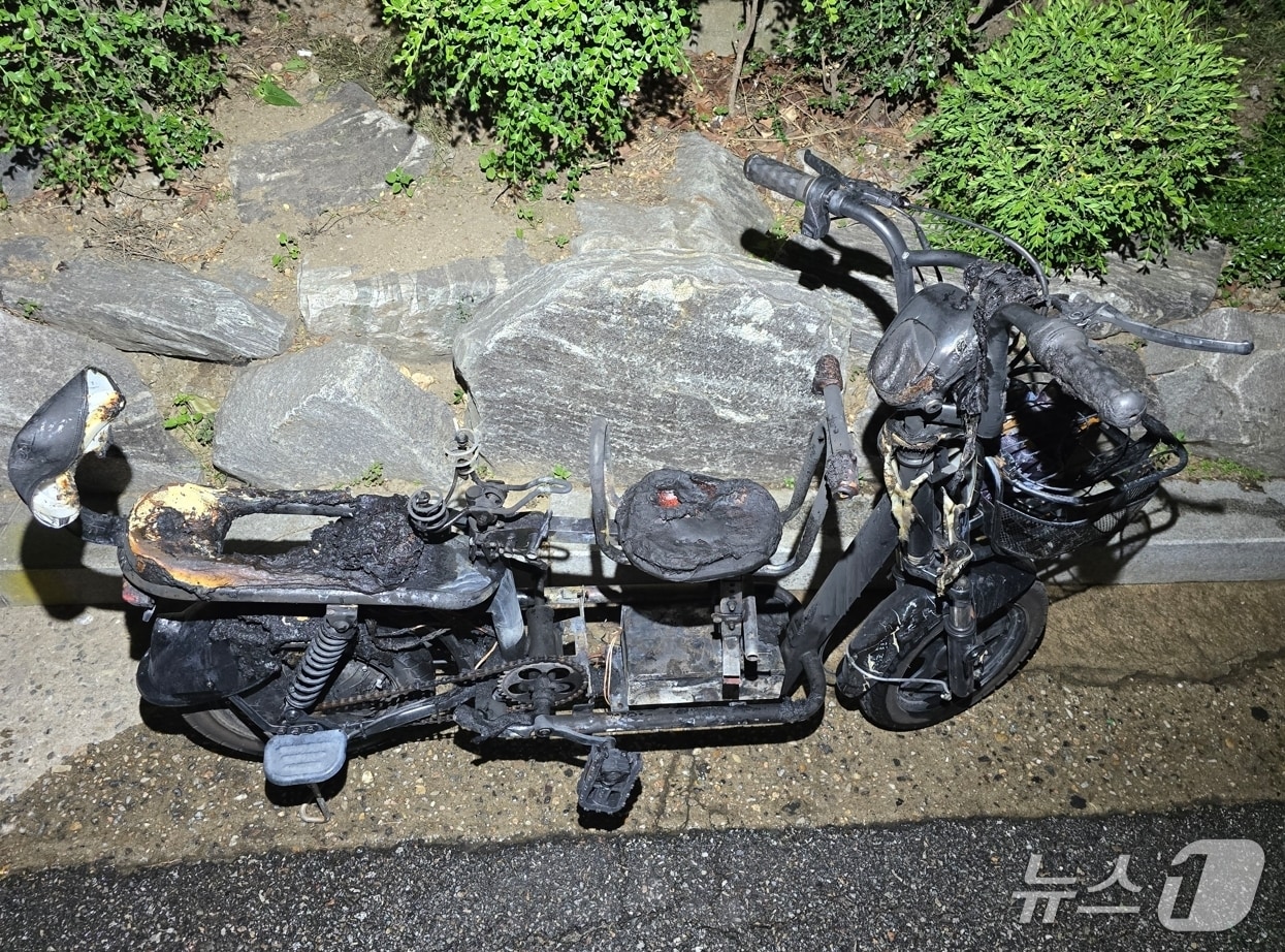 전기자전거(경기 부천소방서 제공.재판매 및 DB금지)