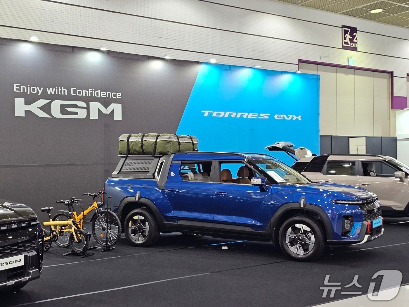  KG모빌리티는 3~5일 서울 코엑스에서 열리는 'EV 트렌드 코리아 2025'에 참가했다고 밝혔다.(KG모빌리티 제공) 