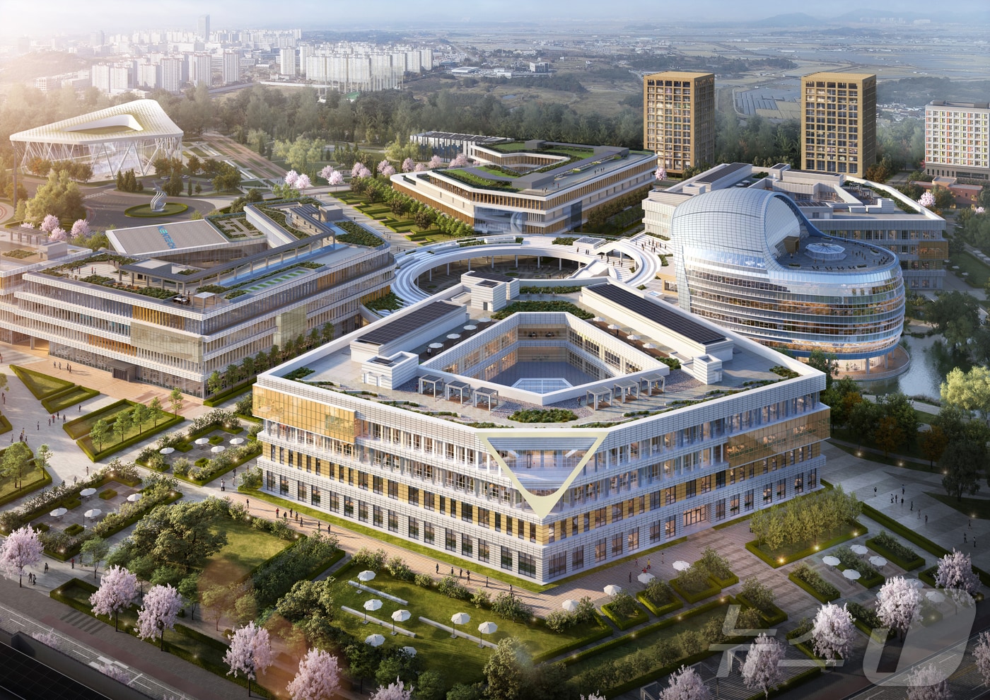 한국에너지공과대학교 연구2동 조감도.&#40;켄텍 제공, 재배포 및 DB 금지&#41;2025.6.5/뉴스1 
