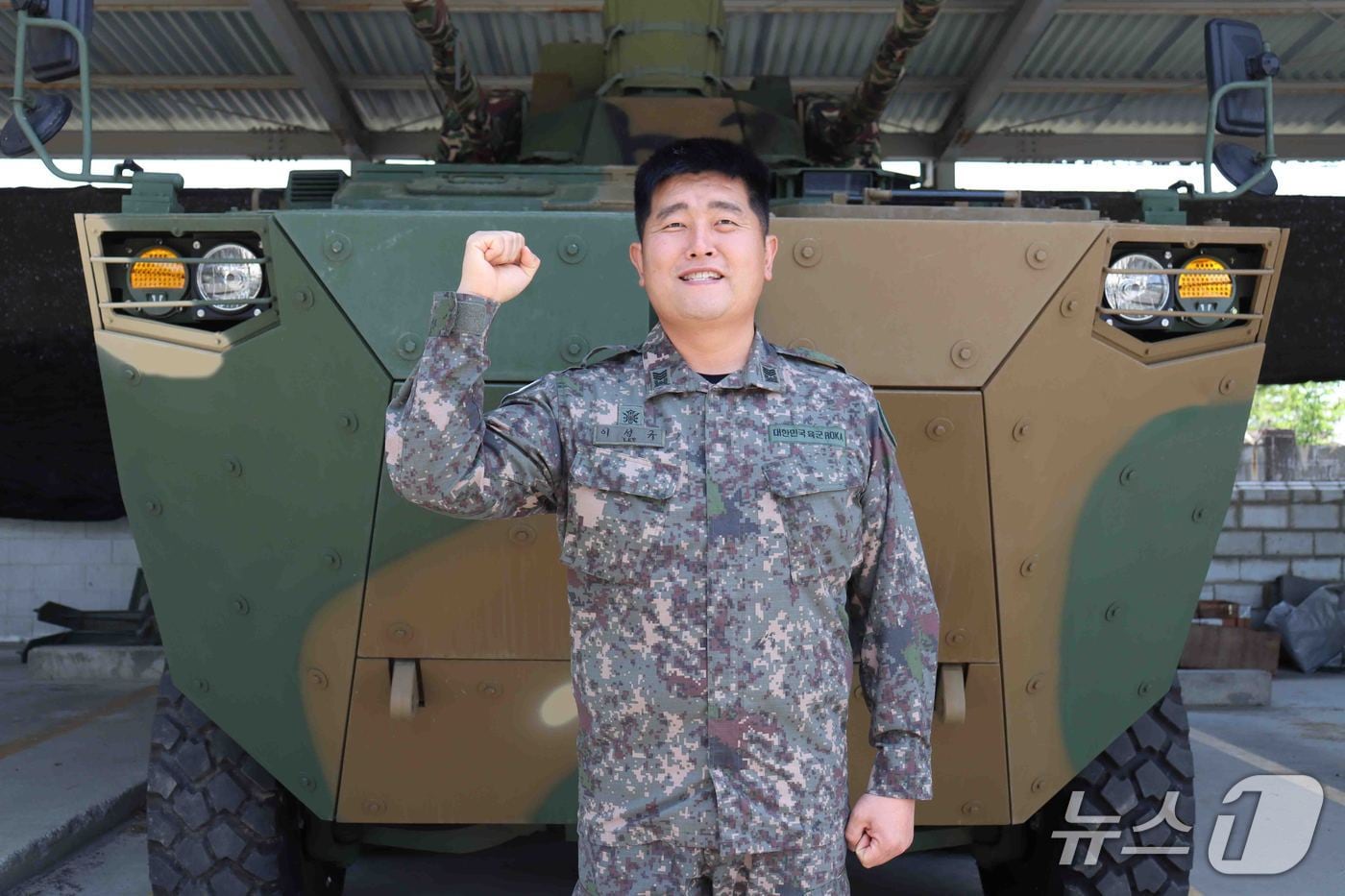 육군 제2군단 방공단에서 행정보급관 이성규 상사.(2군단 제공, 재판매 및 DB금지)