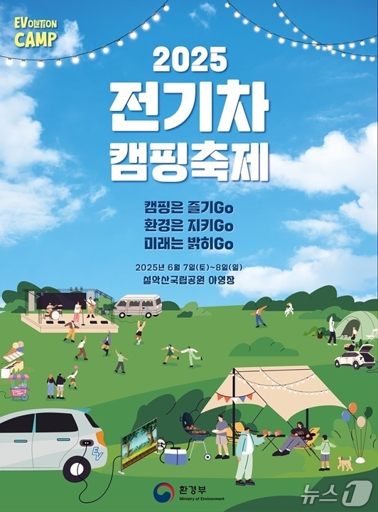 ‘2025 전기차 캠핑 페스티벌’ 포스터.(주최 측 제공, 재판매 및 DB금지)