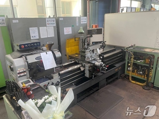  지난 2일 태안화력발전소에서 작업 중 숨진 고 김충현 씨가 일하던 작업 현장. (김충현 씨 사망사고 대책위 제공, 재판매 및 DB금지) / 뉴스1 