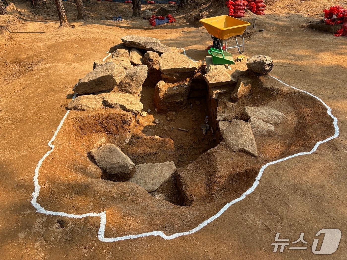 정읍시가 백제 마한문화권 복원과 지역 역사 자산 발굴을 위해 '은선리·도계리 고분군'에 대한 본격적인 발굴조사에 나섰다.(정읍시 제공, 재판매 및 DB금지)