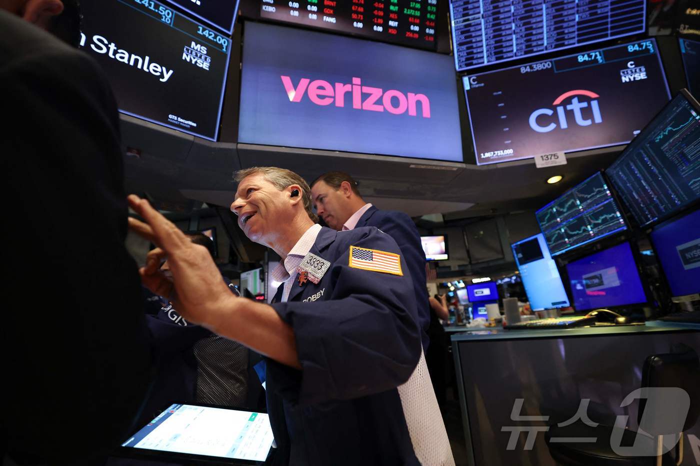 NYSE 트레이더들. ⓒ AFP=뉴스1