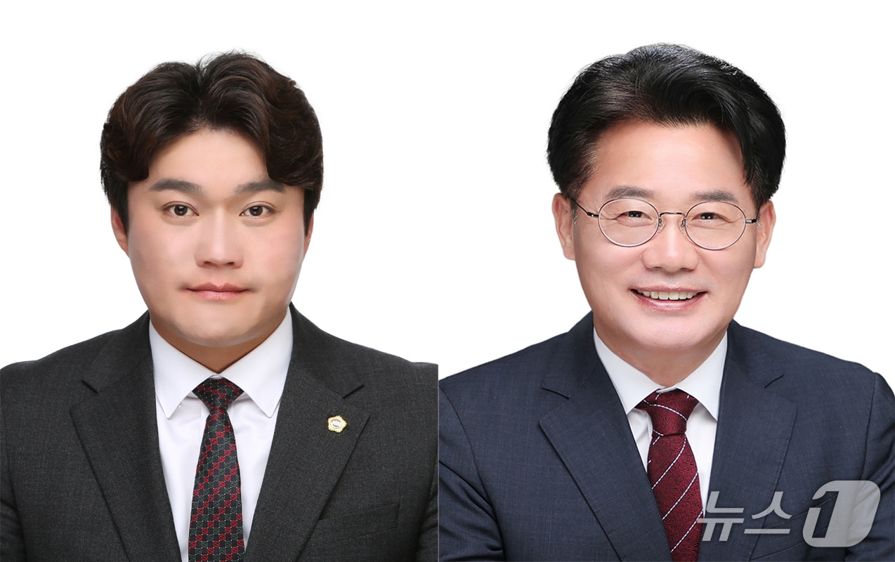 김선광 예결위원장(왼쪽), 이재경 부위원장.(대전시의회 제공. 재판매 및 DB금지)/뉴스1