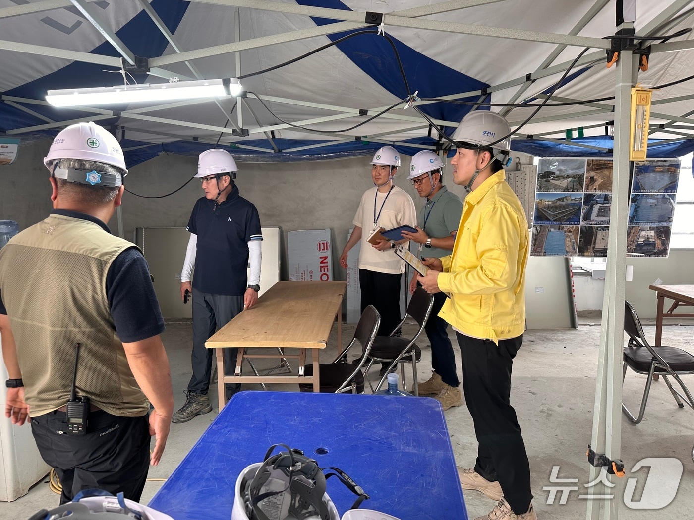 강원 춘천시, 폭염에 따른 현장 점검.(춘천시 제공, 재판매 및 DB금지)