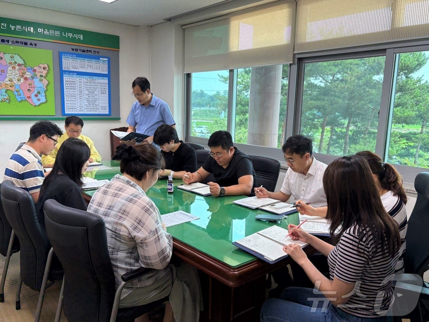 나주시 '농업재해대책 상황실' 모습.(나주시 제공, 재배포 및 DB 금지) /뉴스1