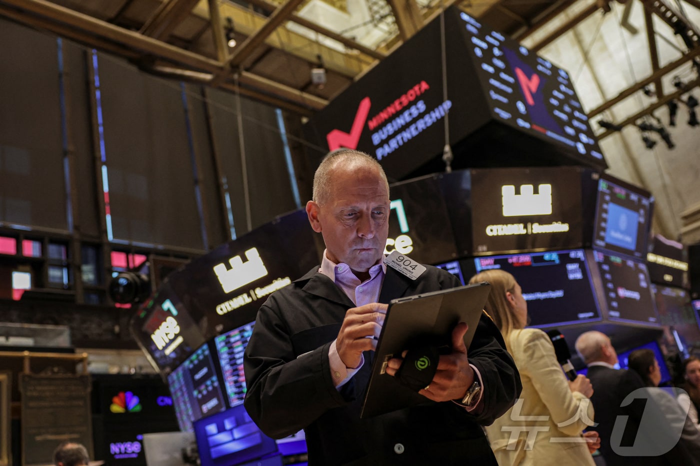 미증시 트레이더. ⓒ 로이터=뉴스1