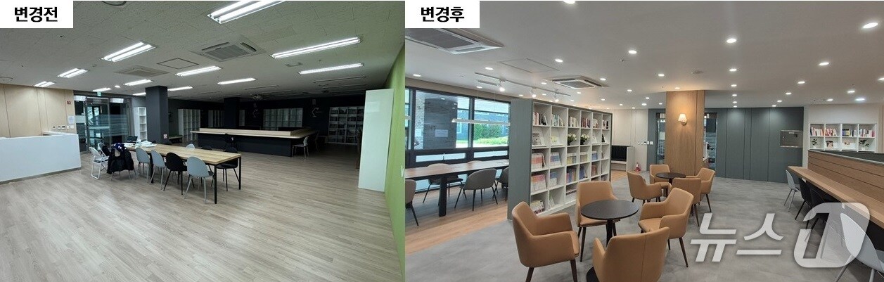 경기주택도시공사가 동탄호수공원 경기행복주택 내 '작은도서관'을 입주민 맞춤형 복합공간으로 리모델링해 개방한다.(GH 제공. 재판매 및 DB금지)/뉴스1