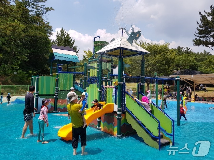 울산대공원 야외물놀이장.(울산시설공단제공. 재판매 및 DB 금지)
