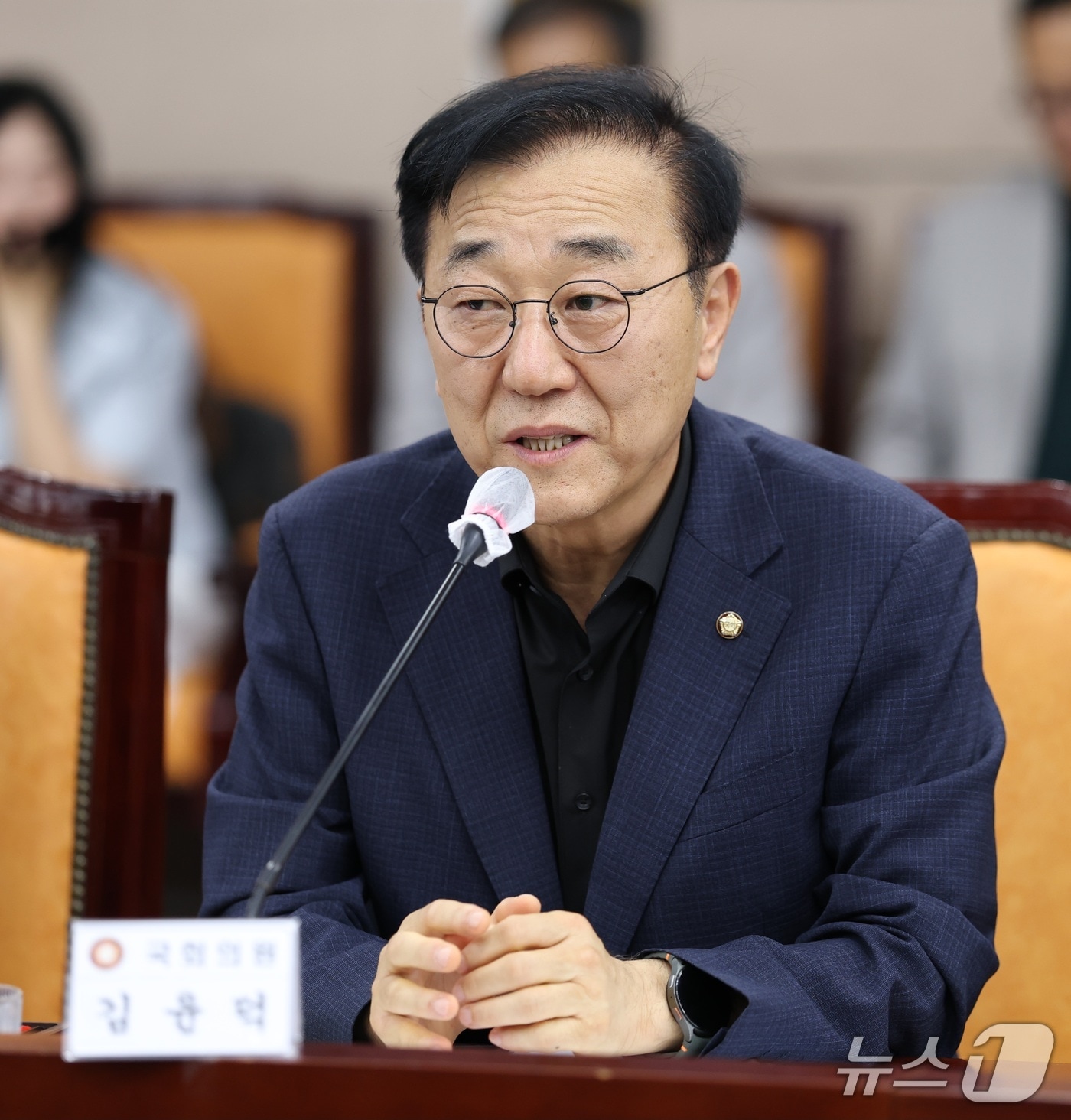 김윤덕 국토부장관 후보자가 11일 전북도청에서 열린 '전북 국회의원-도-시군 예산정책협의회'에 참석해 인사말을 하고 있다.2025.7.11/뉴스1 ⓒ News1 유경석 기자