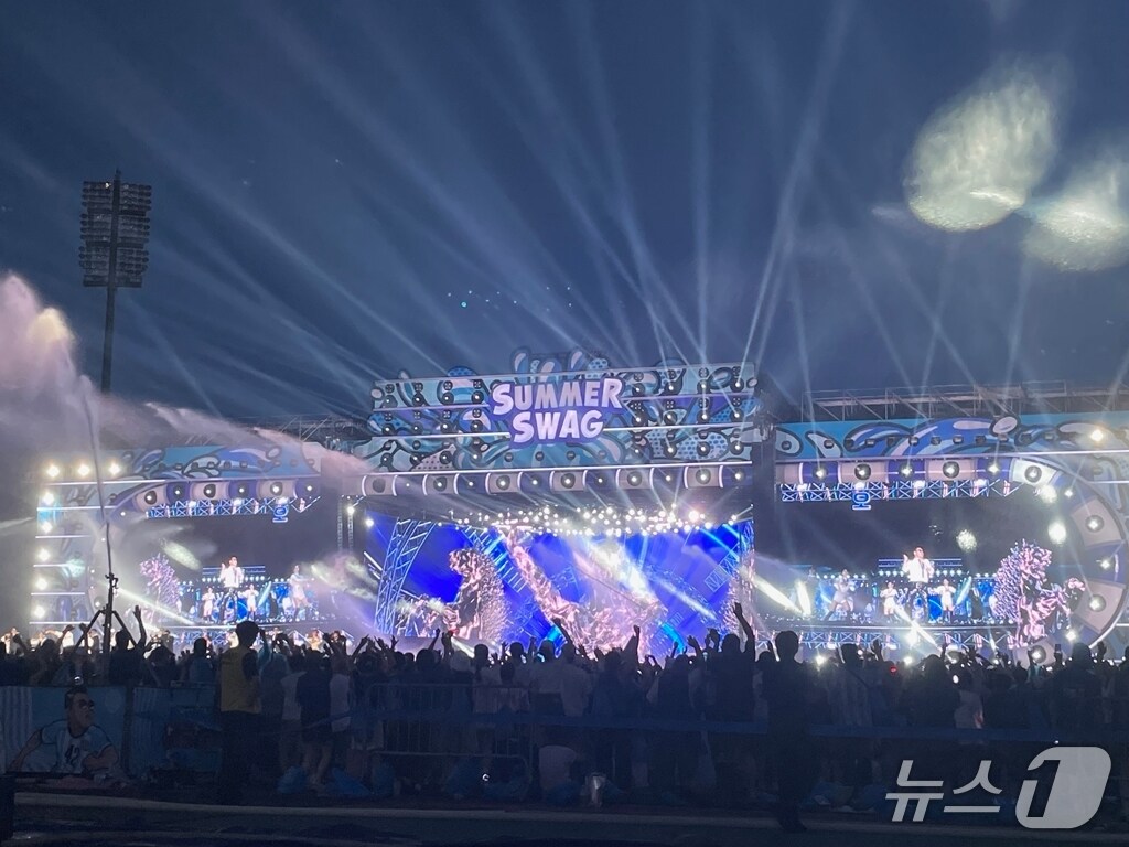 지난 5일 의정부시에서 열린 '싸이 흠뻑쇼'