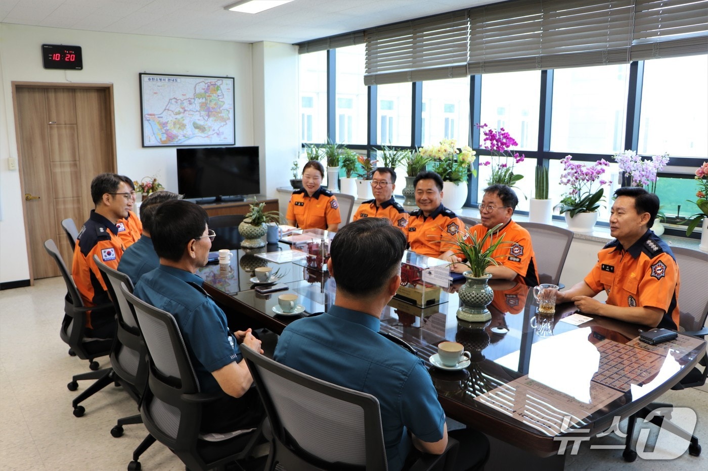 간담회 현장. (송탄소방서 제공. 재판매 및 DB 금지) 2025.7.11/뉴스1