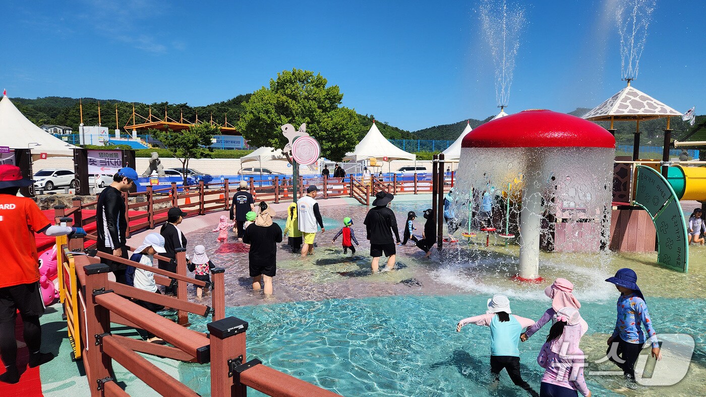 종합운동장 야외 물놀이장.(서산시 제공. 재판매 및 DB금지)/뉴스1