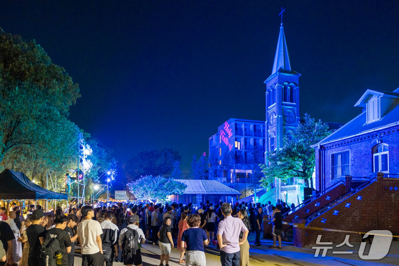 칠곡 왜관 수도원 '홀리 페스티벌' 모습(칠곡군 제공. 재판매 및 DB금지)/뉴스1