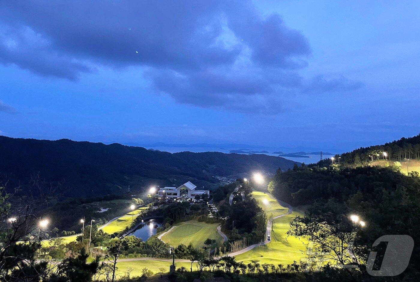 순천컨트리클럽 야간 전경.(순천CC 제공. 재판매 및 DB 금지)