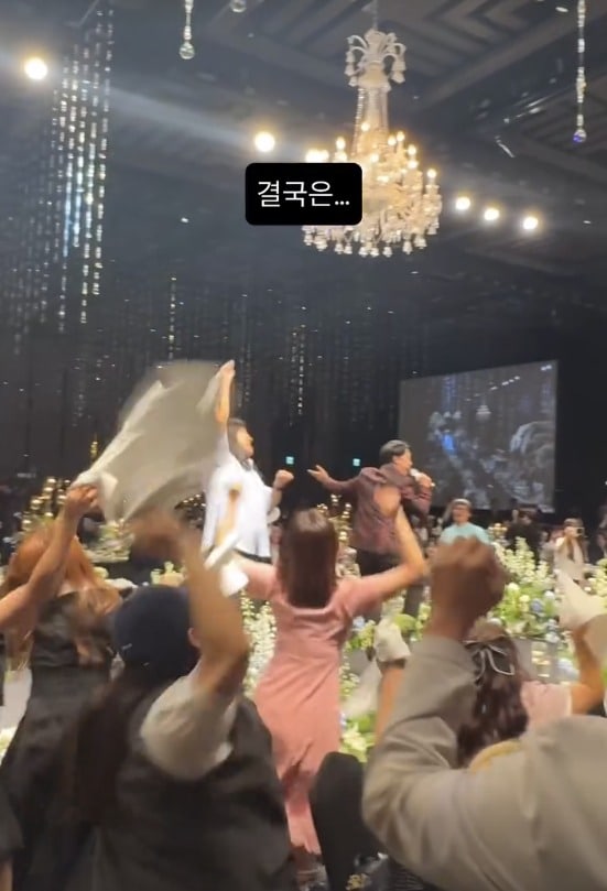 방송인 김준호, 김지민 결혼식