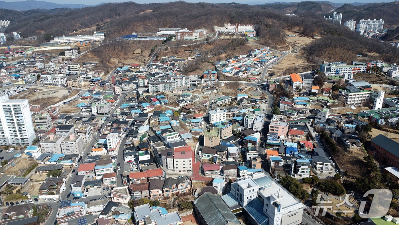 안동시 화성동 드론 사진(안동시 제공. 재판매 및 DB 금지)2025.7.14/뉴스1