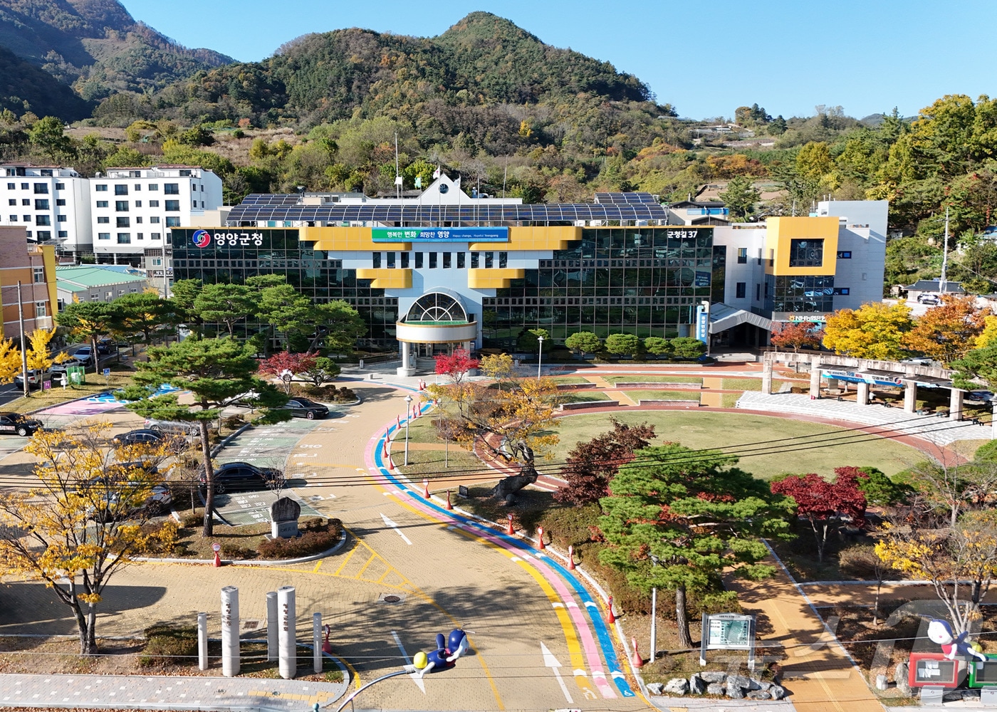 경북 영양군청 전경 ⓒ News1 김대벽기자