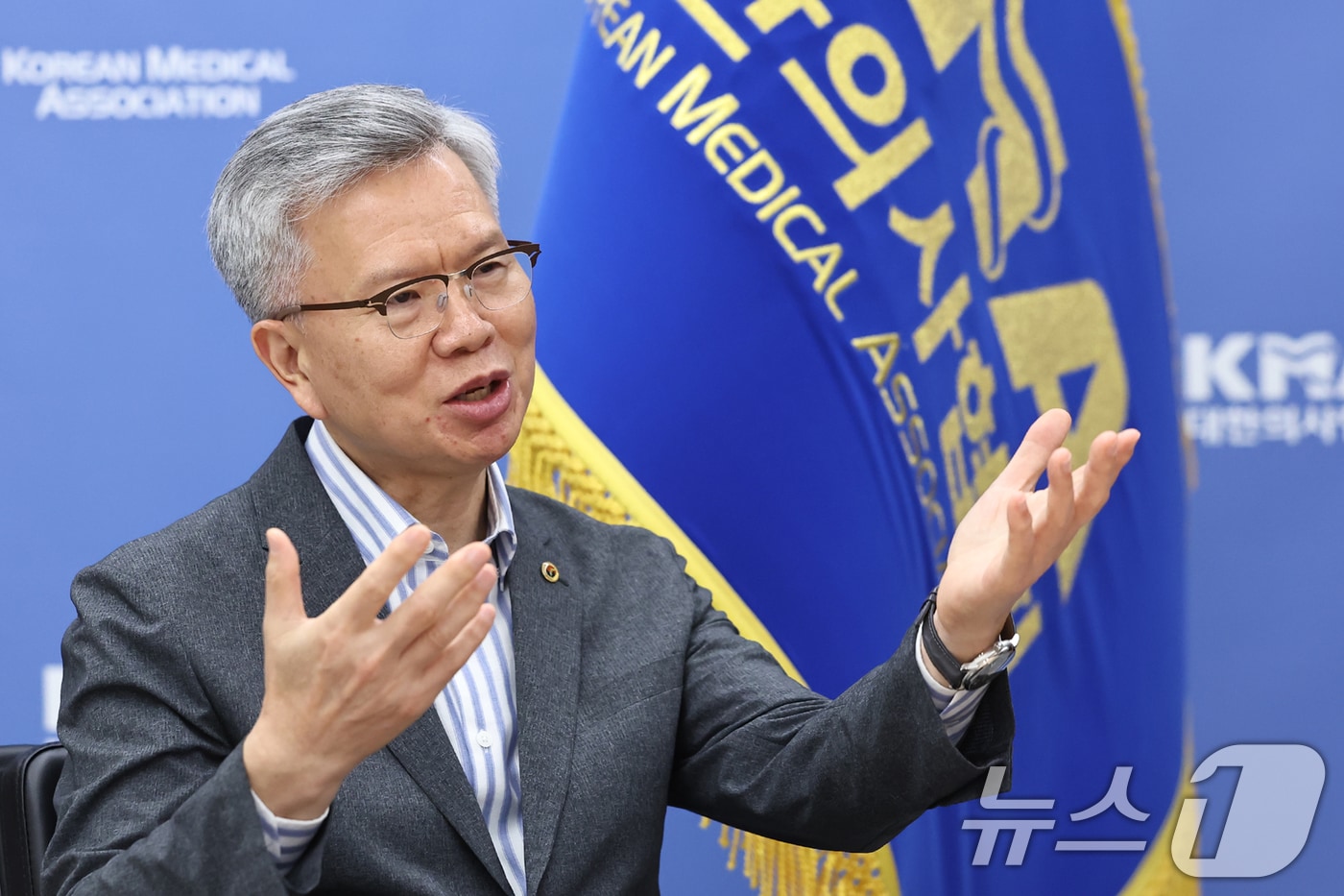김택우 대한의사협회 회장. ⓒ News1 민경석 기자