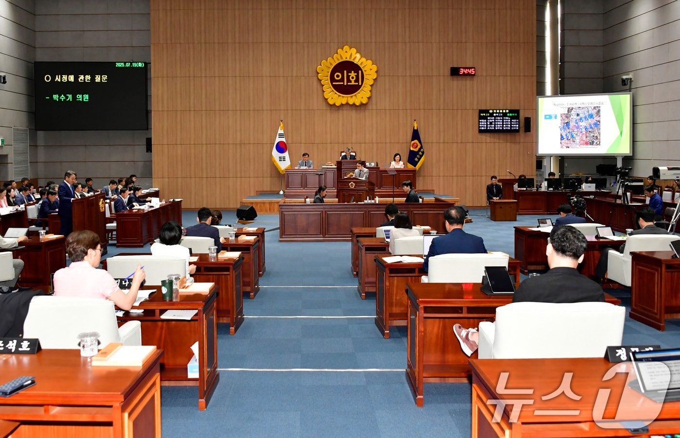 광주시의회 본회의 모습.(광주시의회 제공. 재판매 및 DB 금지)